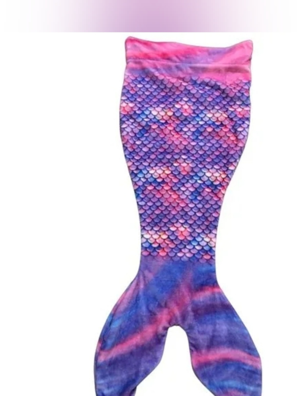 Comfy Tails Mermaid Tail Blanket - Pink & Purple Scales